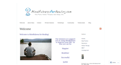 Desktop Screenshot of mindfulnessforhealing.com