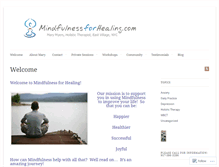 Tablet Screenshot of mindfulnessforhealing.com